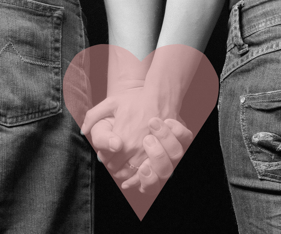 heart holding hands