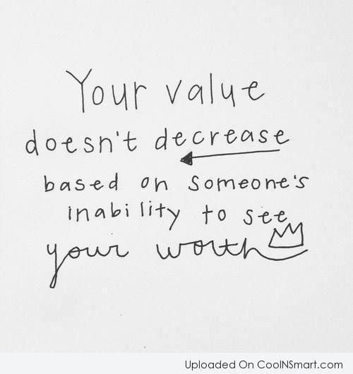 your value