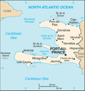 Haiti map